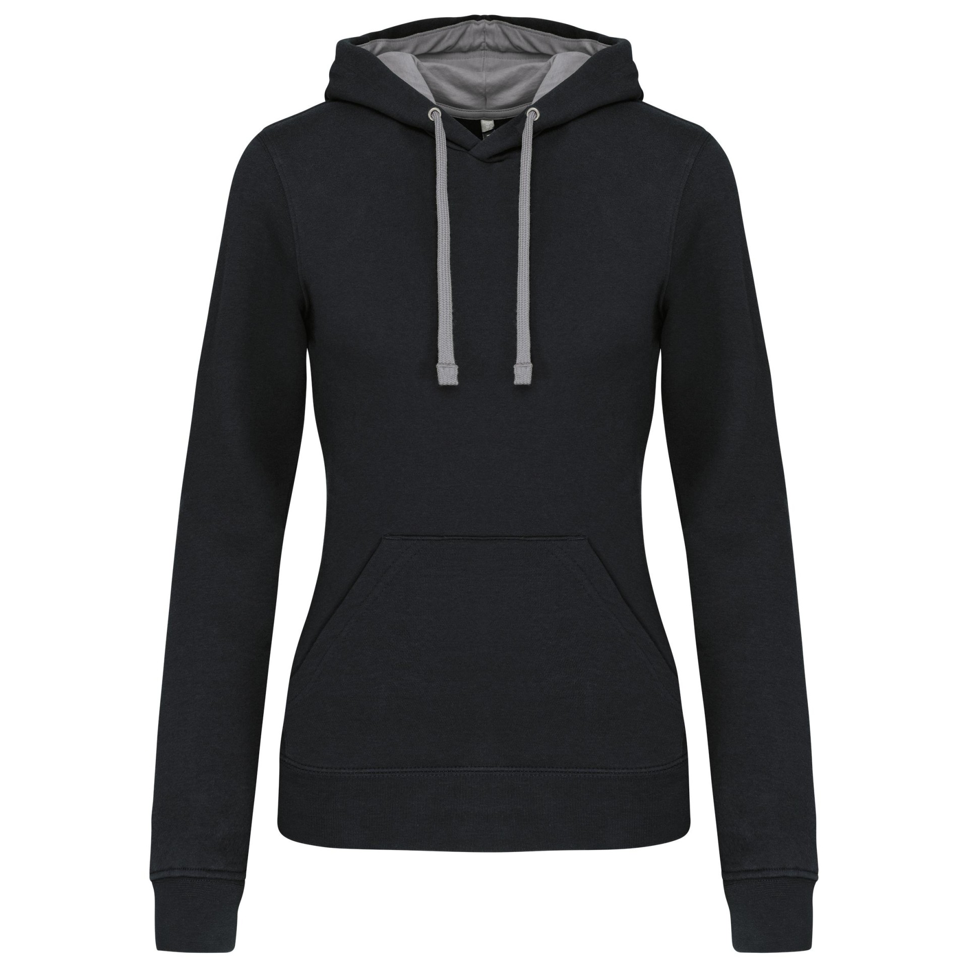 Sweatshirt Senhora com capuz em contraste - K465