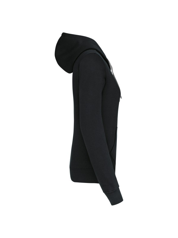 Sweatshirt Senhora com capuz em contraste - K465