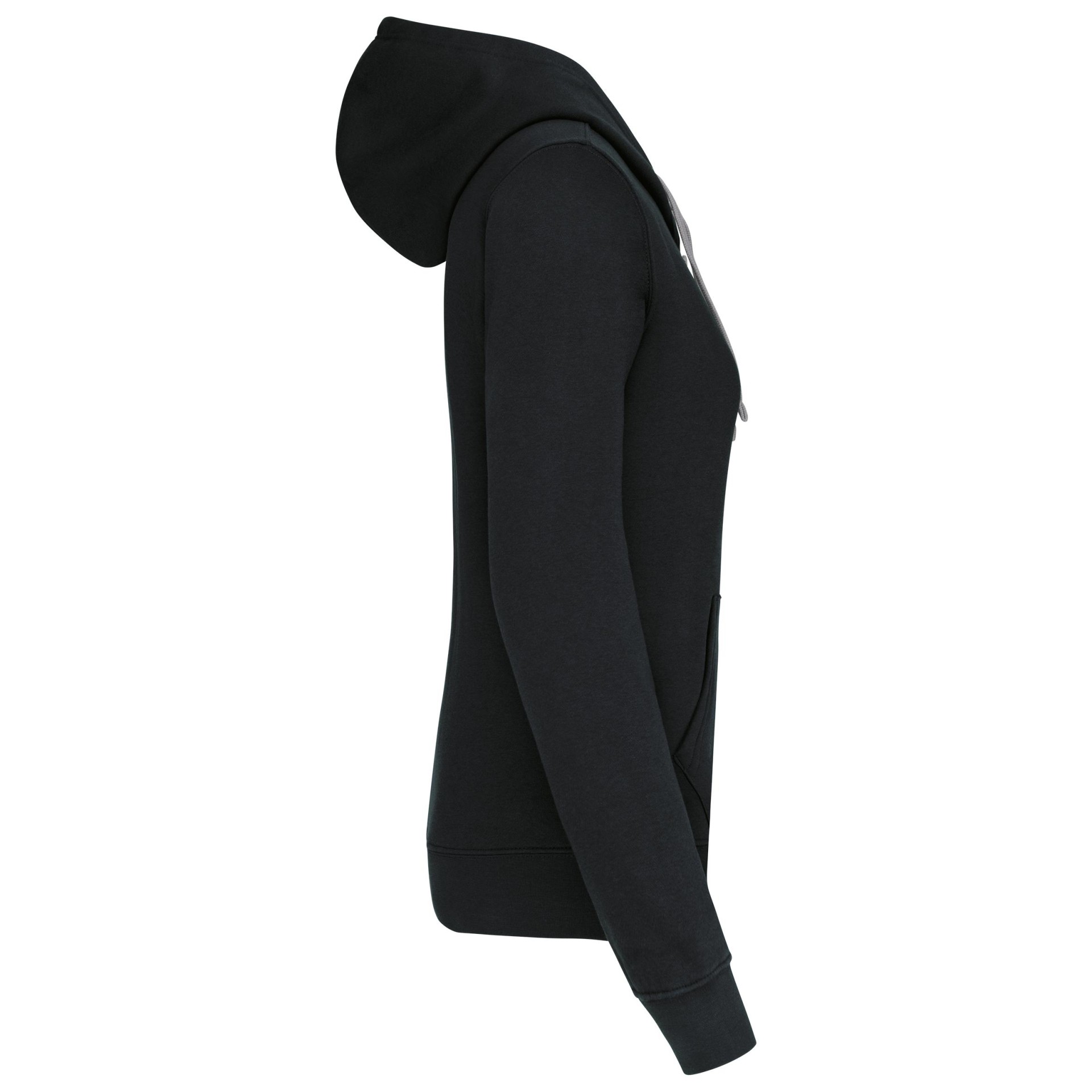 Sweatshirt Senhora com capuz em contraste - K465