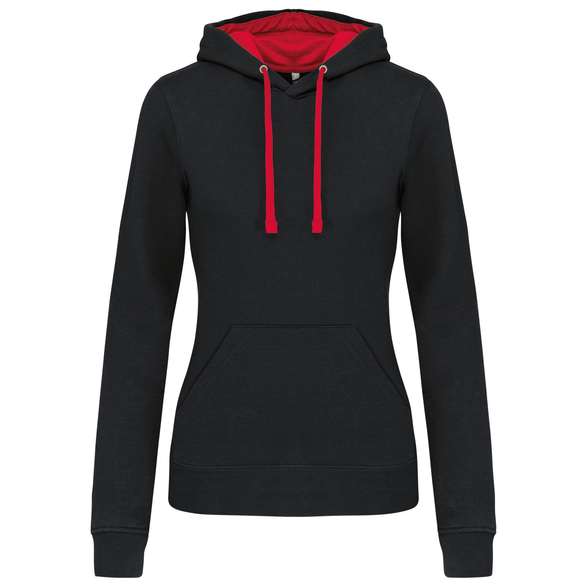 Sweatshirt Senhora com capuz em contraste - K465