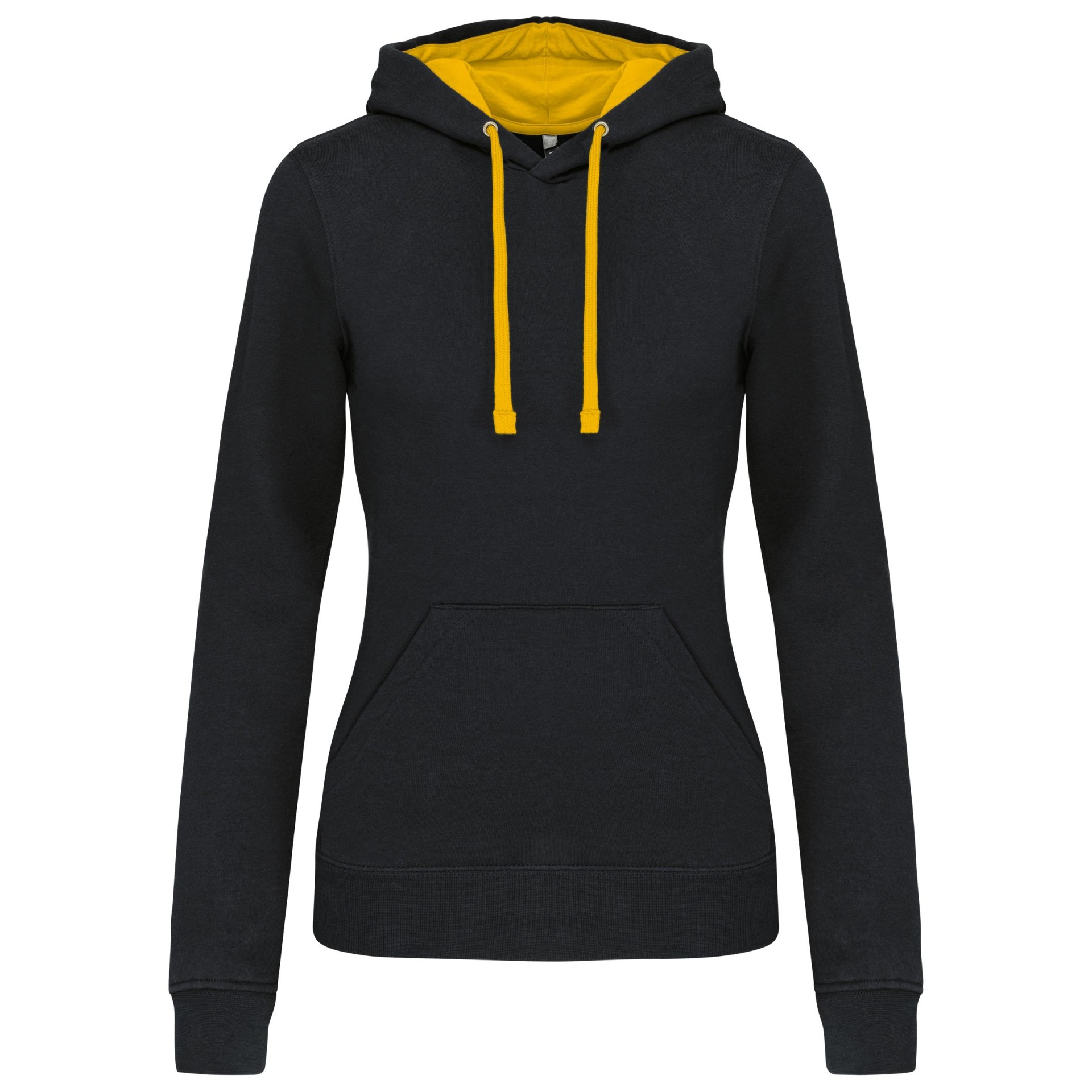 Sweatshirt Senhora com capuz em contraste - K465