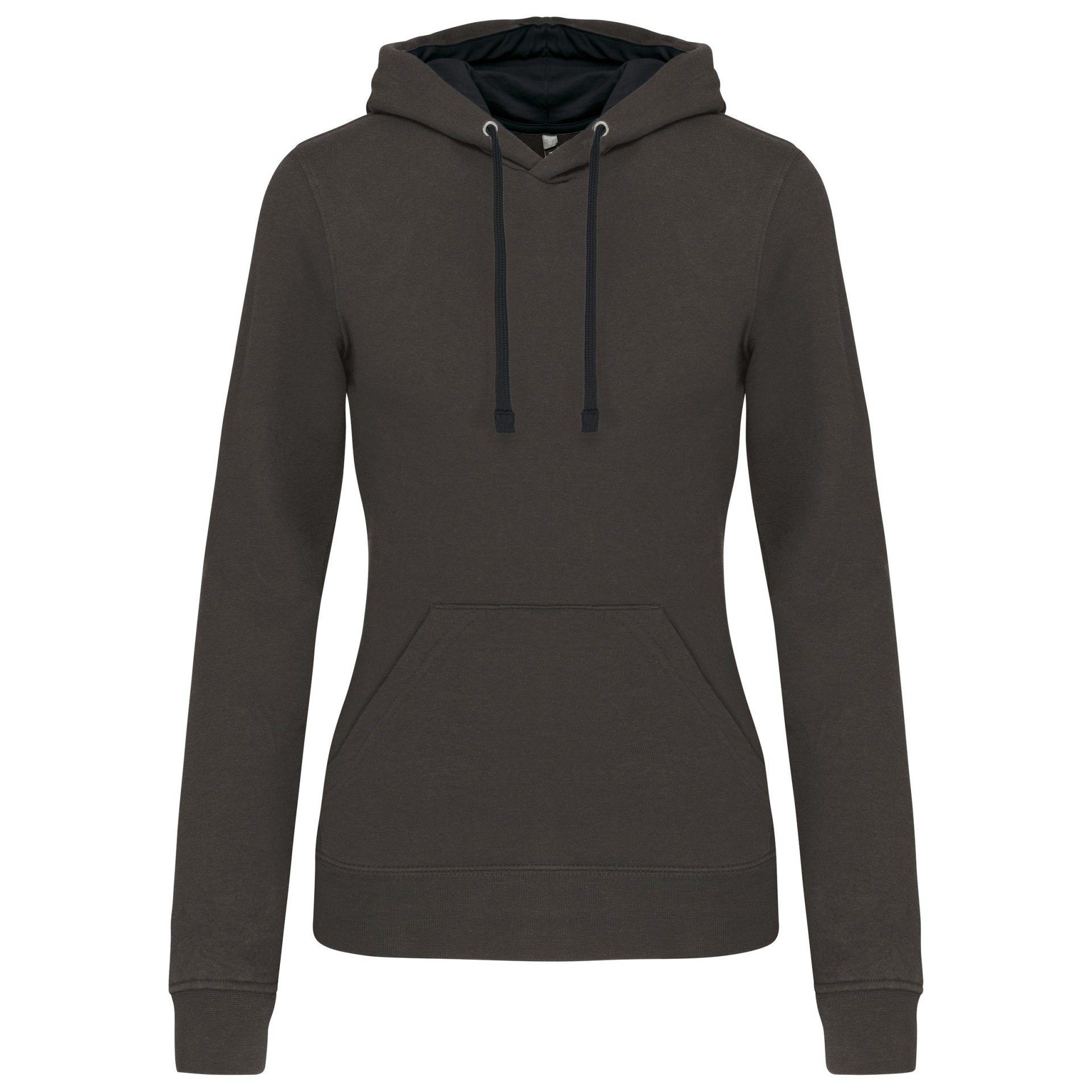 Sweatshirt Senhora com capuz em contraste - K465