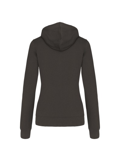 Sweatshirt Senhora com capuz em contraste - K465 Sweatshirt Senhora com capuz em contraste - K465
