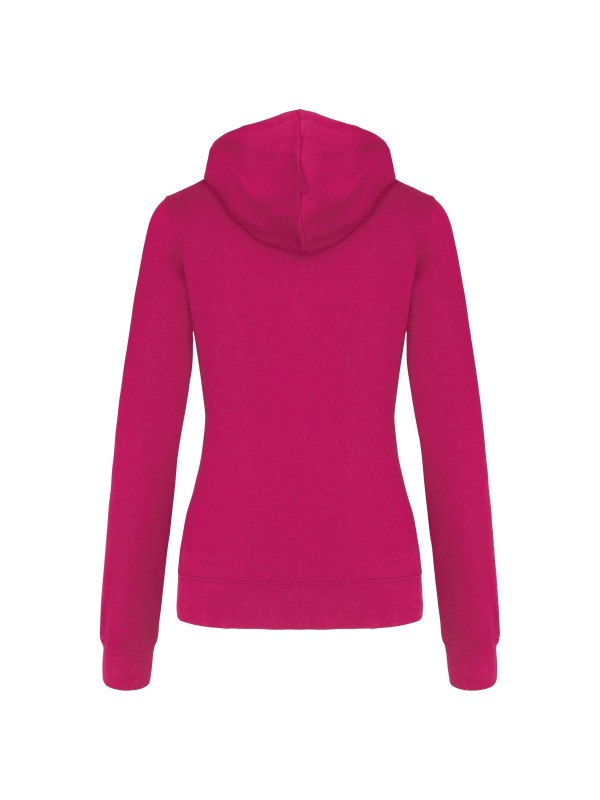 Sweatshirt Senhora com capuz em contraste - K465
