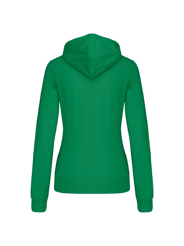 Sweatshirt Senhora com capuz em contraste - K465