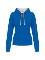 Sweatshirt Senhora com capuz em contraste - K465