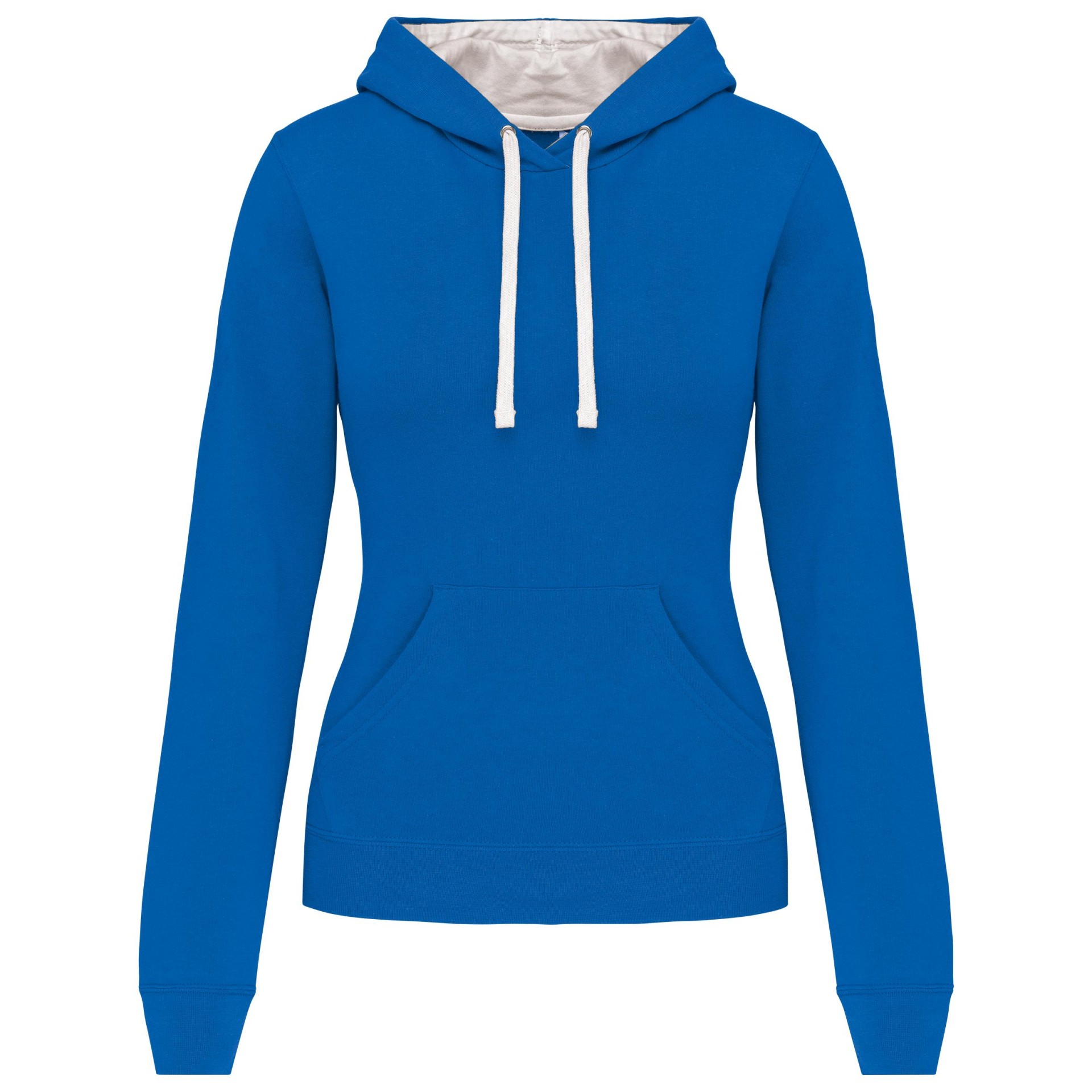 Sweatshirt Senhora com capuz em contraste - K465