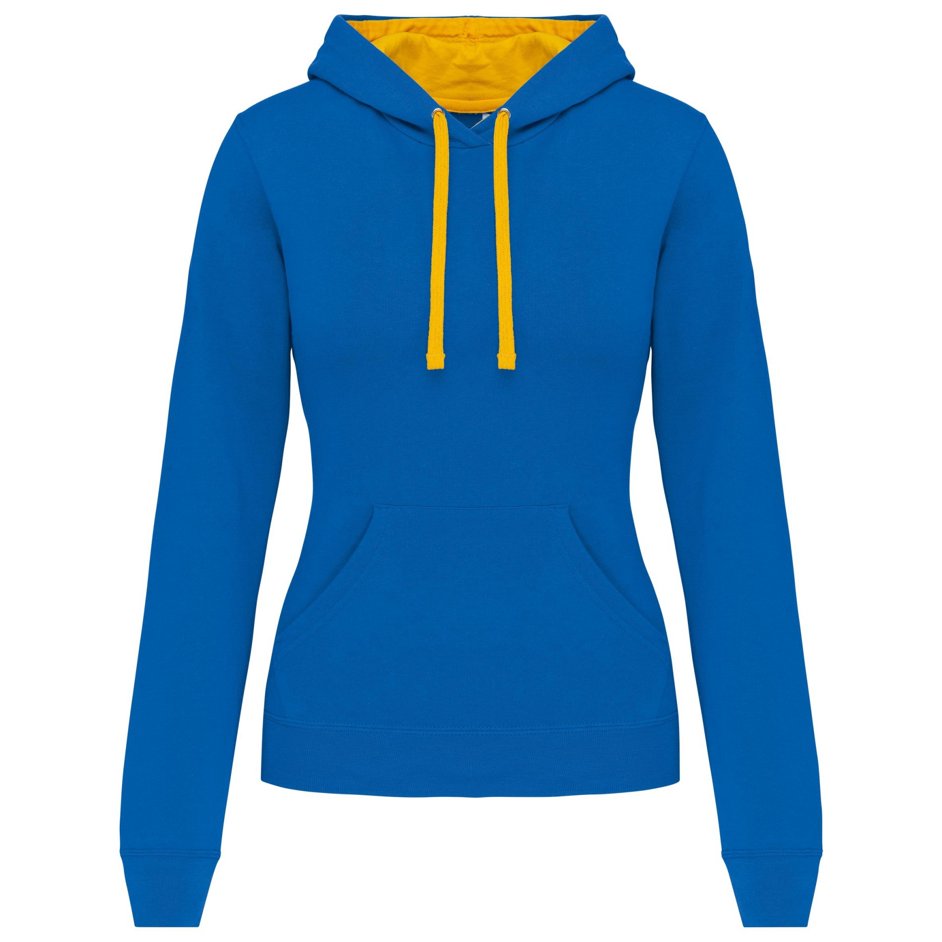 Sweatshirt Senhora com capuz em contraste - K465