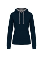 Sweatshirt Senhora com capuz em contraste - K465