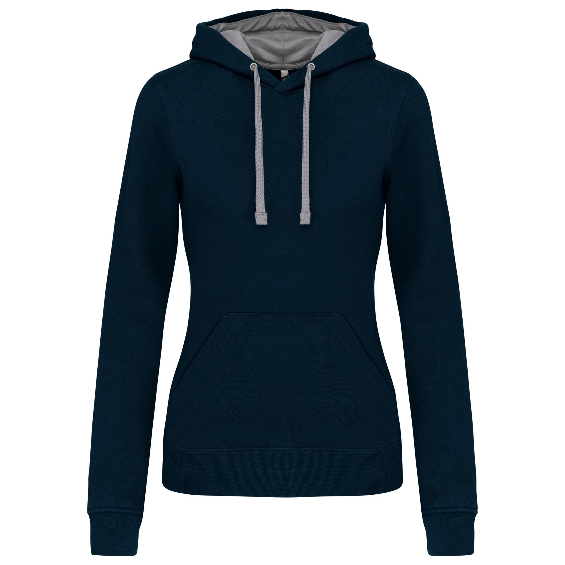 Sweatshirt Senhora com capuz em contraste - K465