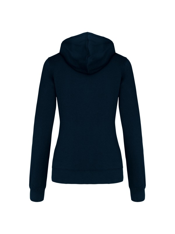 Sweatshirt Senhora com capuz em contraste - K465
