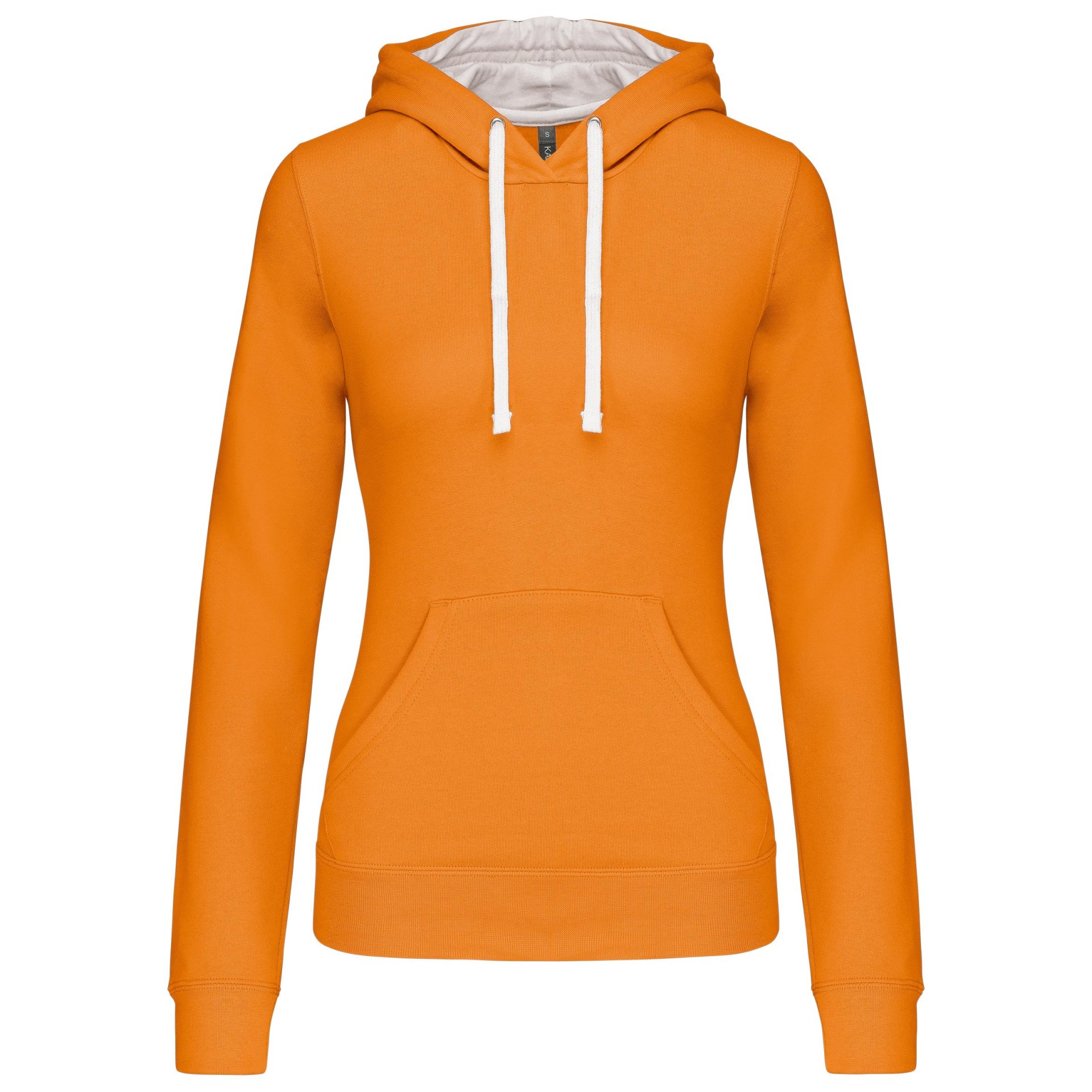 Sweatshirt Senhora com capuz em contraste - K465