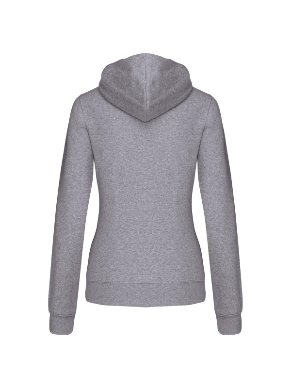 Sweatshirt Senhora com capuz em contraste - K465
