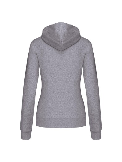 Sweatshirt Senhora com capuz em contraste - K465
