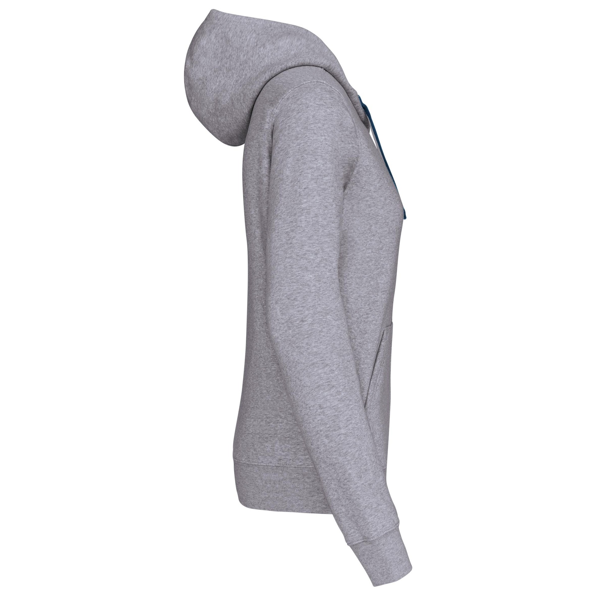 Sweatshirt Senhora com capuz em contraste - K465
