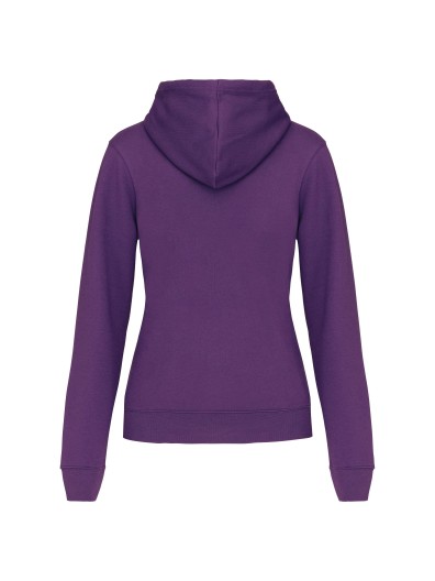 Sweatshirt Senhora com capuz em contraste - K465