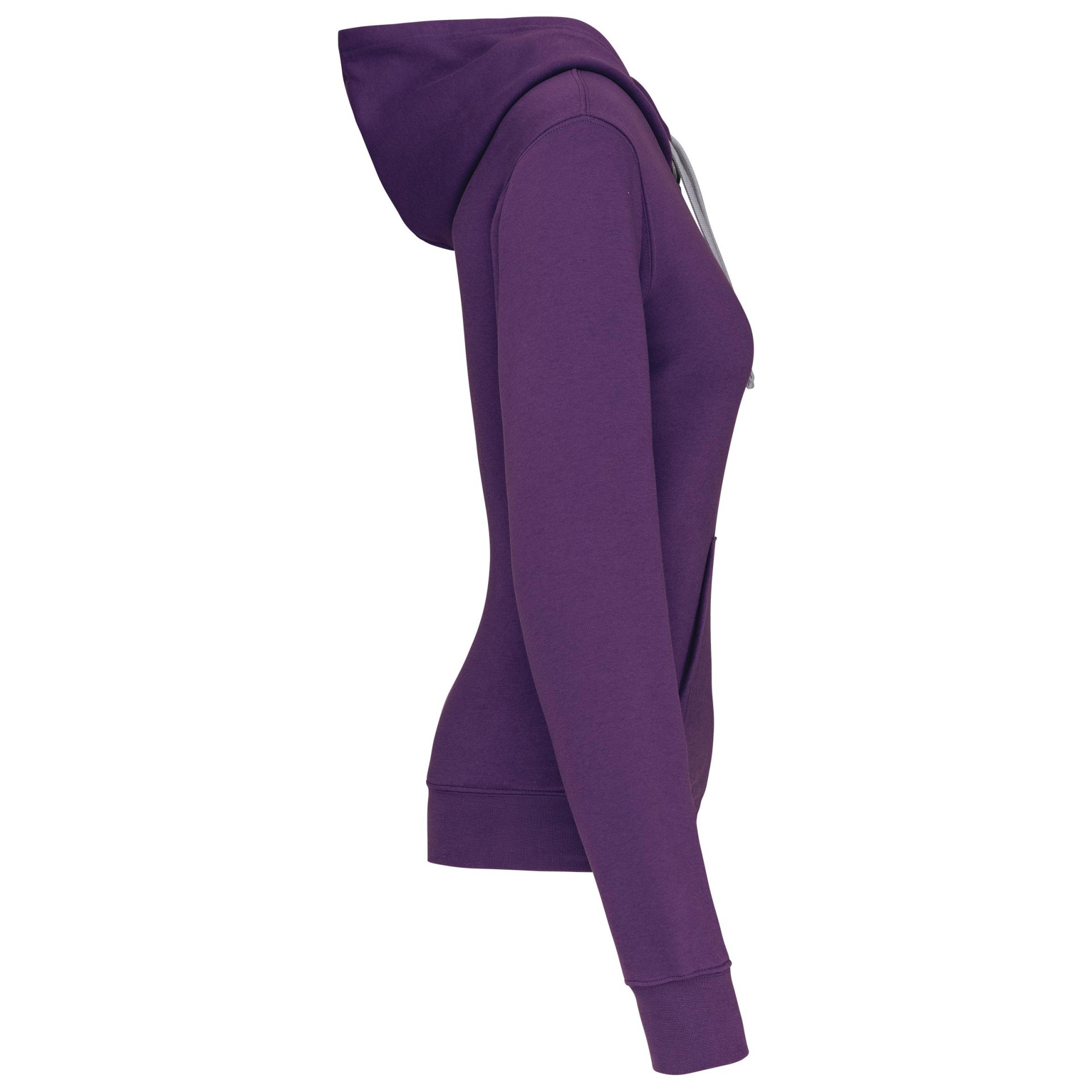 Sweatshirt Senhora com capuz em contraste - K465