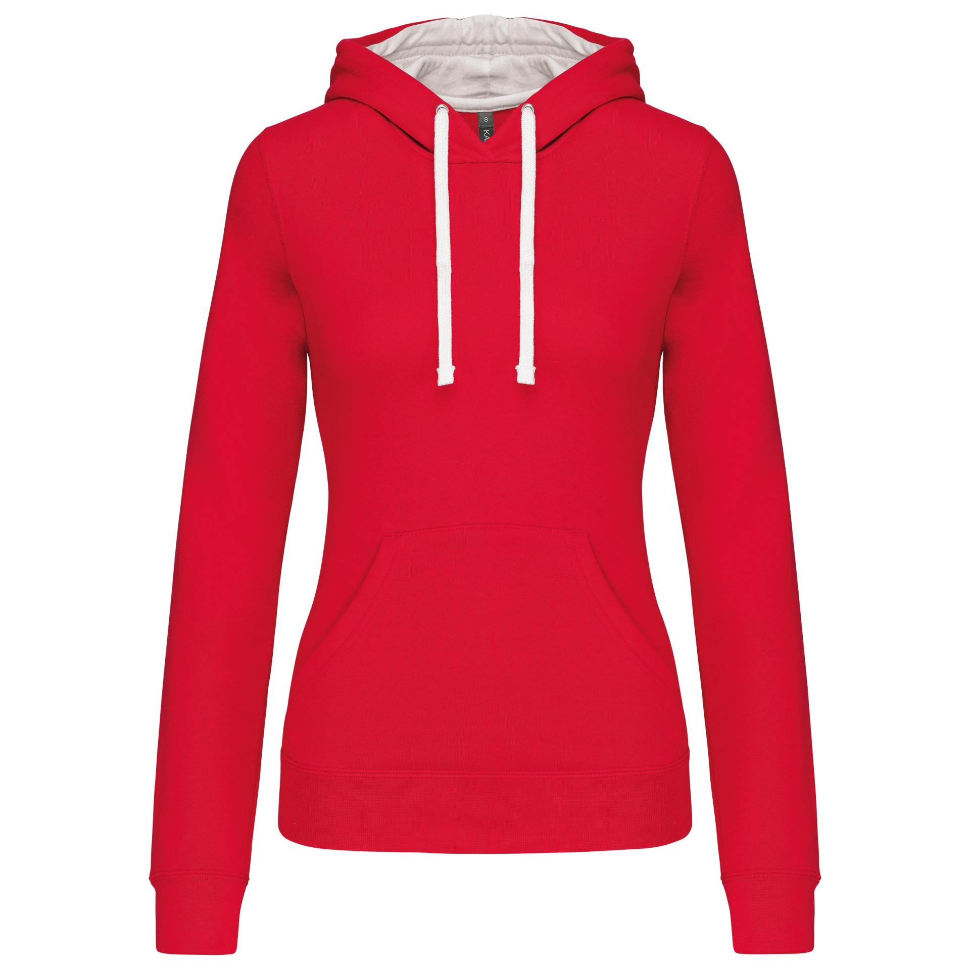 Sweatshirt Senhora com capuz em contraste - K465