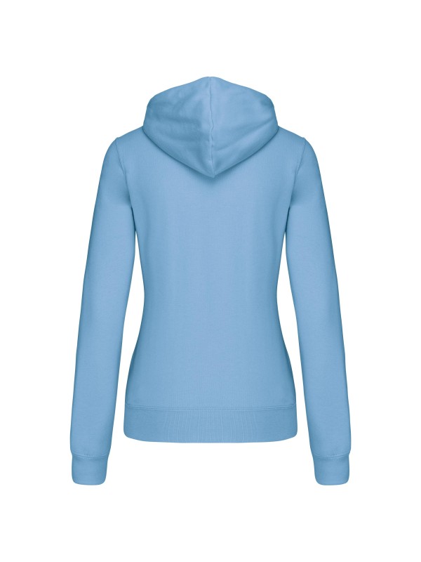 Sweatshirt Senhora com capuz em contraste - K465