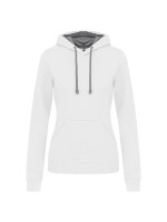 Sweatshirt Senhora com capuz em contraste - K465