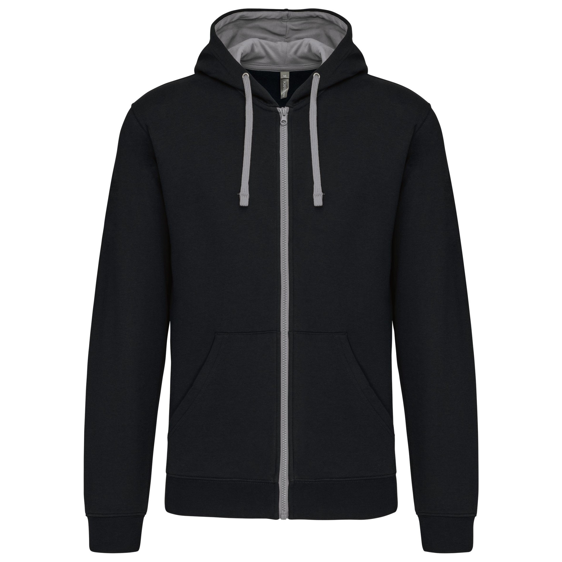 Casaco sweatshirt com capuz em contraste - K466
