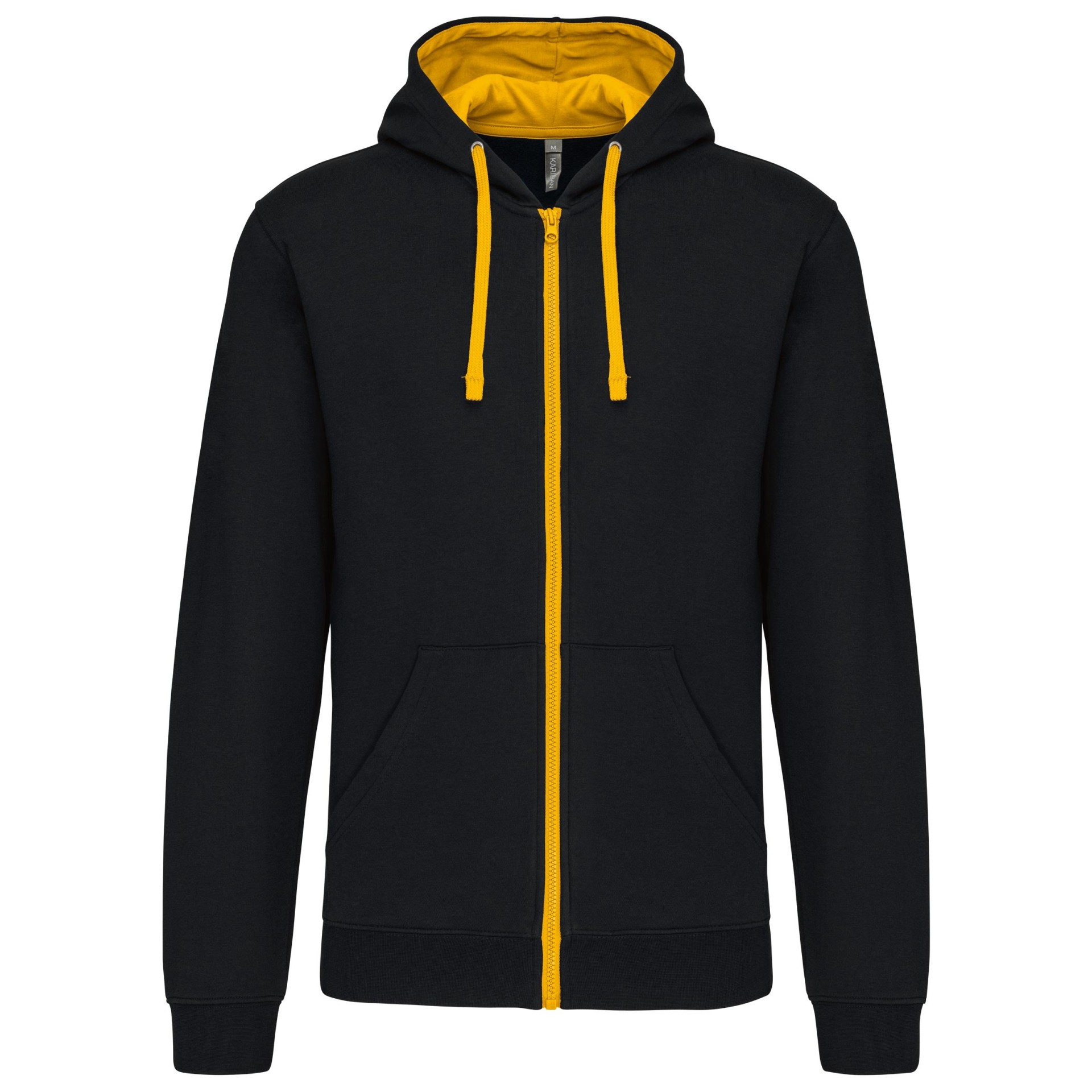 Casaco sweatshirt com capuz em contraste - K466