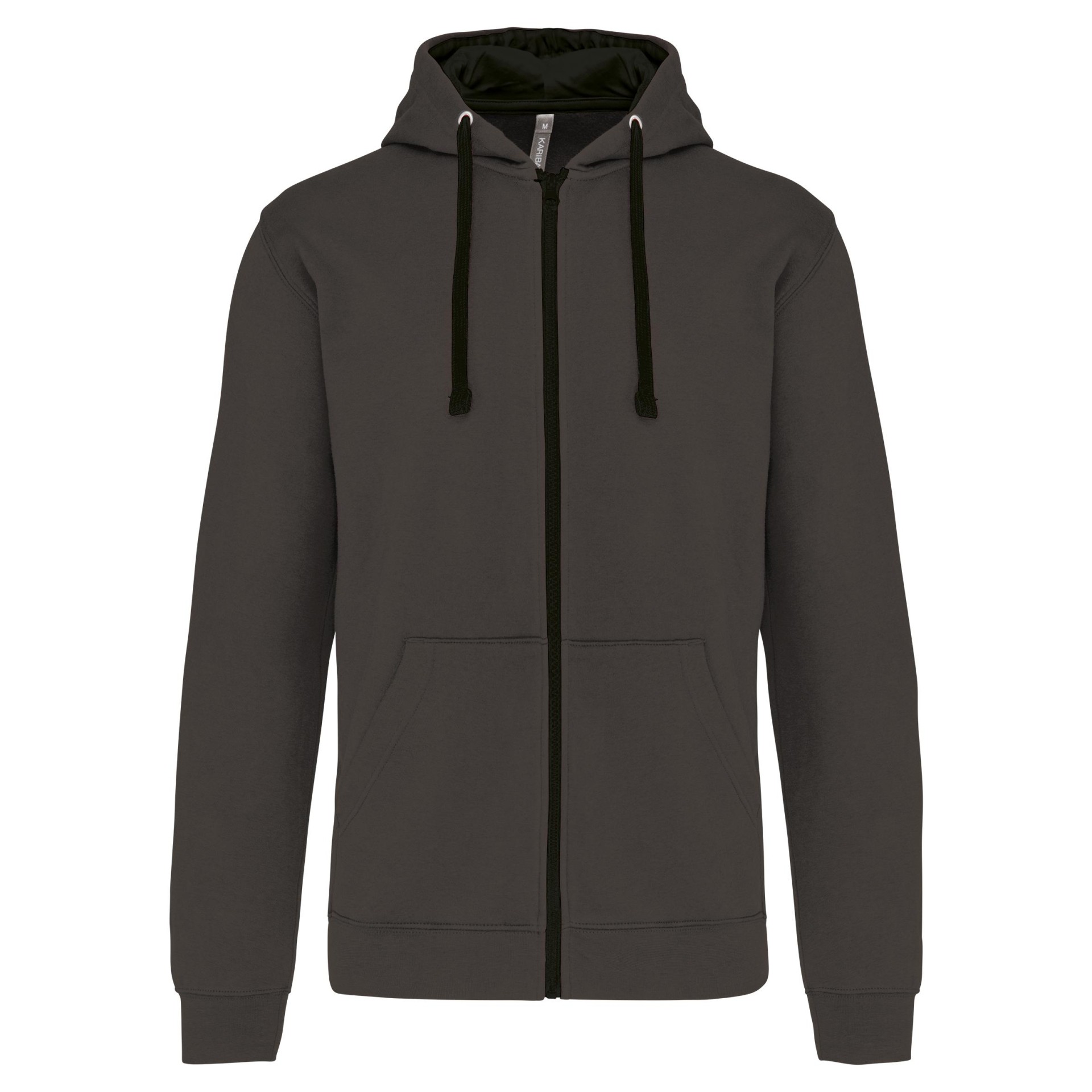 Casaco sweatshirt com capuz em contraste - K466