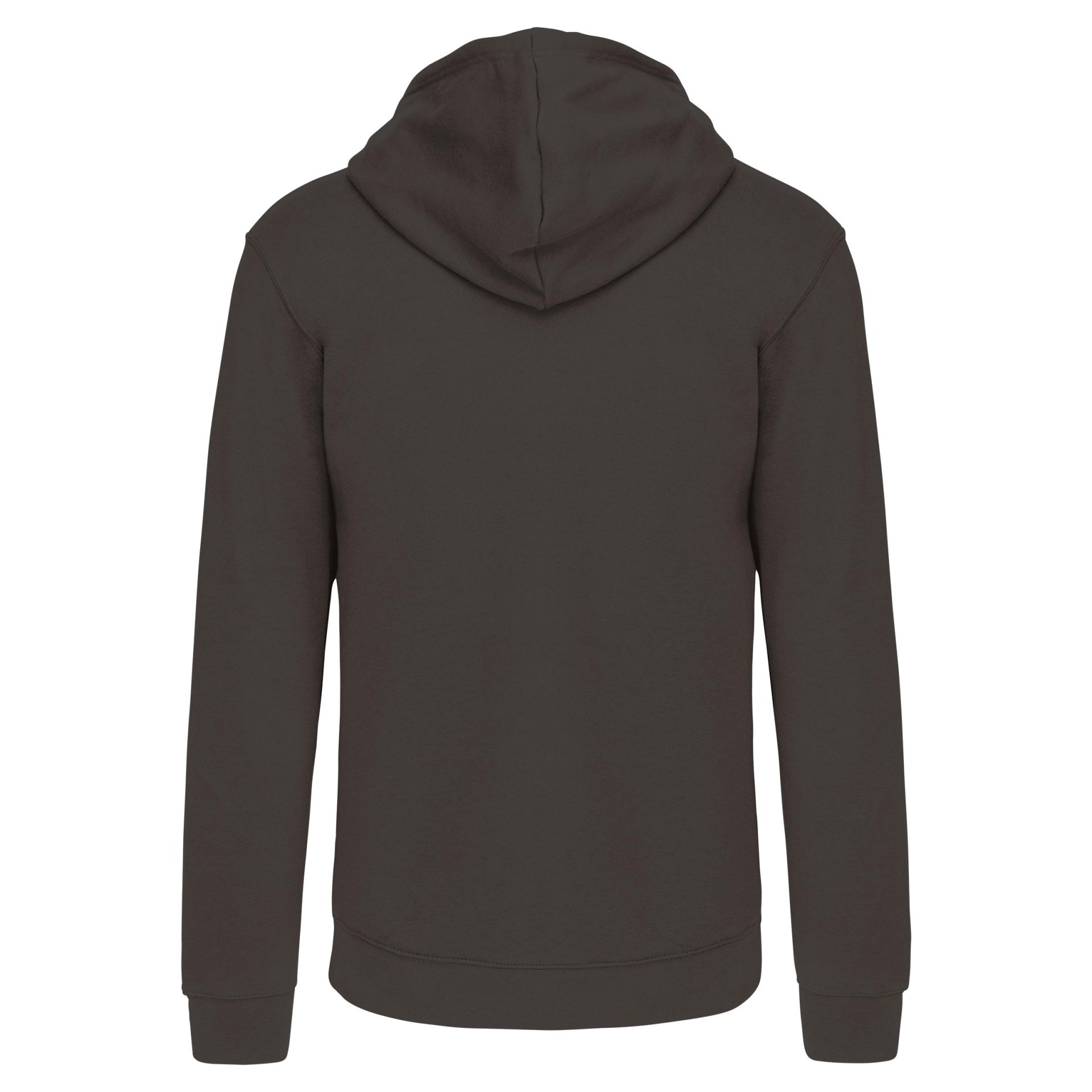 Casaco sweatshirt com capuz em contraste - K466