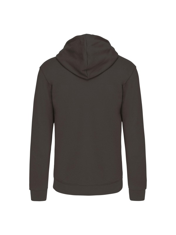 Casaco sweatshirt com capuz em contraste - K466