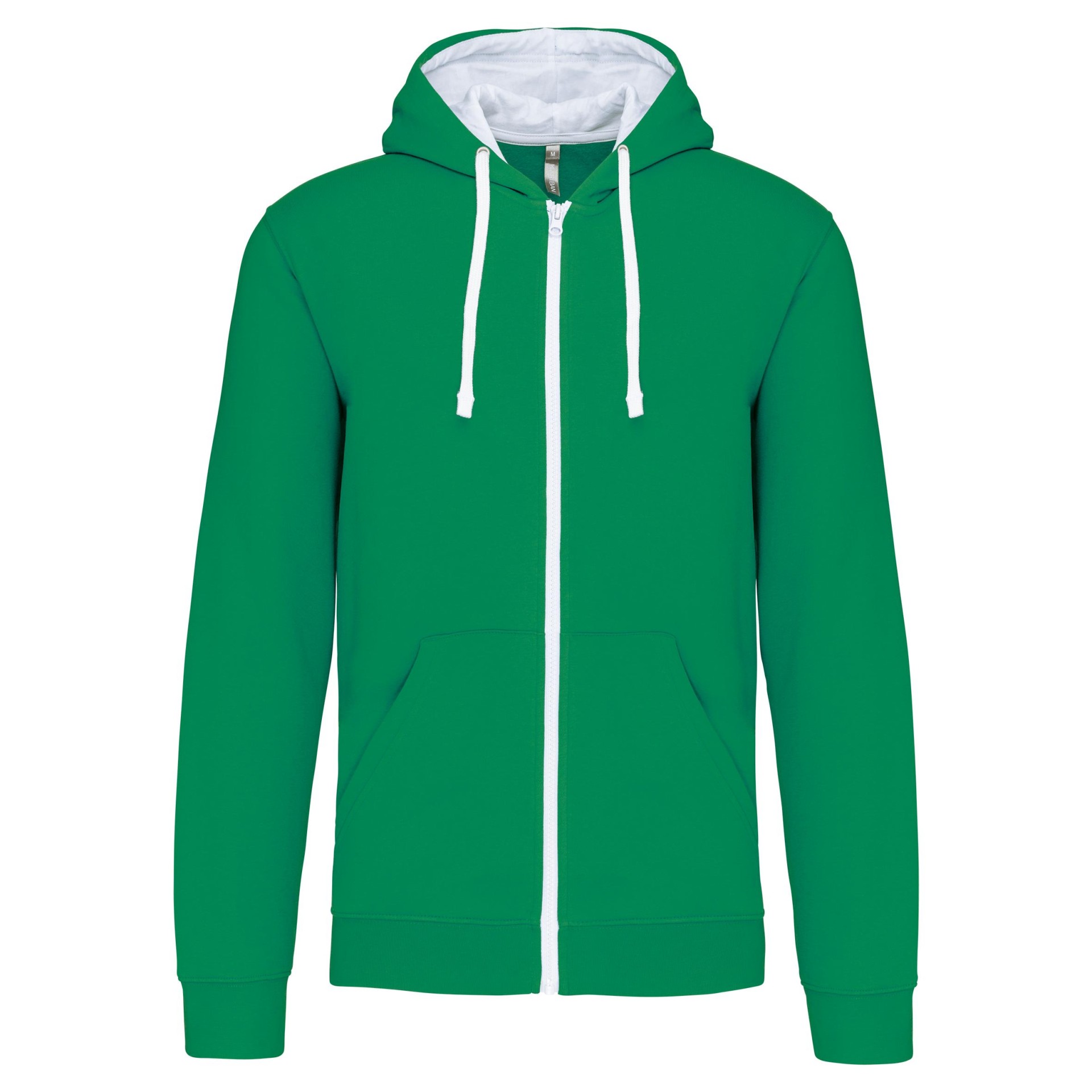 Casaco sweatshirt com capuz em contraste - K466