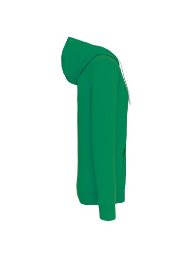 Casaco sweatshirt com capuz em contraste - K466