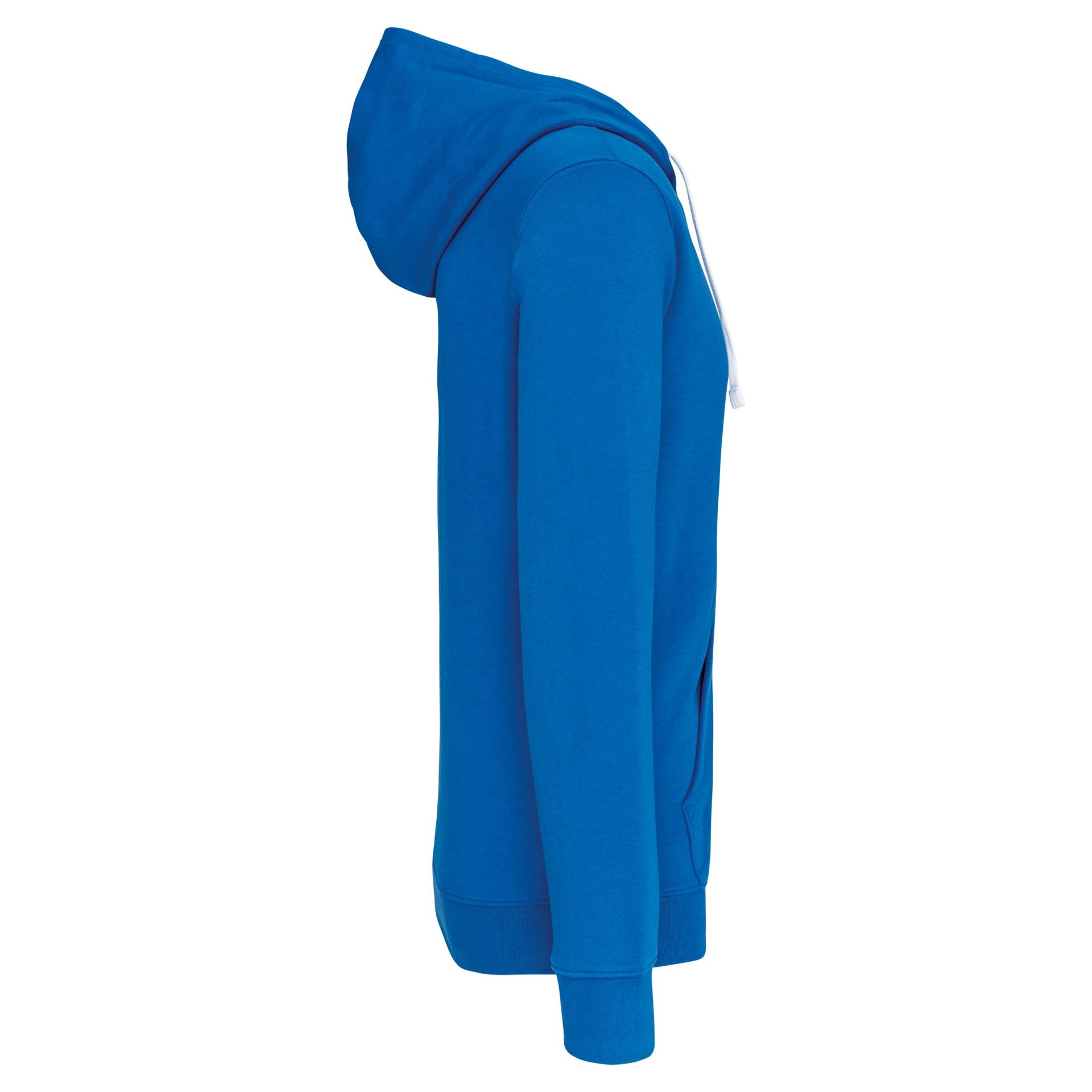 Casaco sweatshirt com capuz em contraste - K466