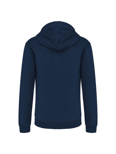 Casaco sweatshirt com capuz em contraste - K466