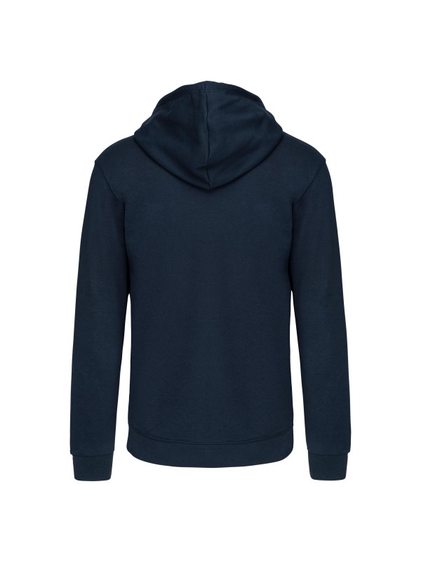 Casaco sweatshirt com capuz em contraste - K466