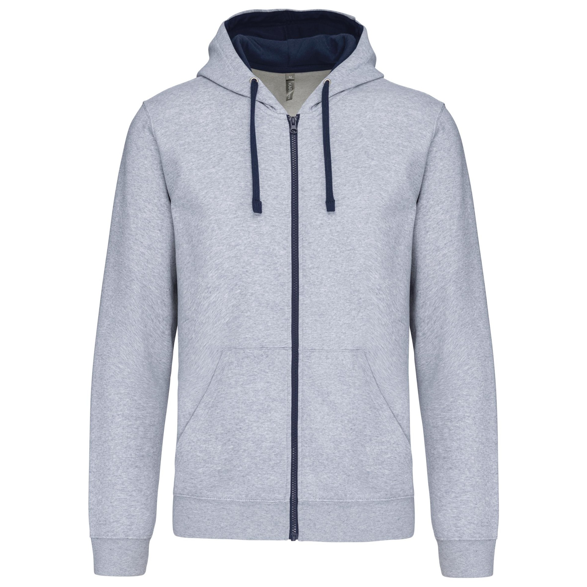 Casaco sweatshirt com capuz em contraste - K466