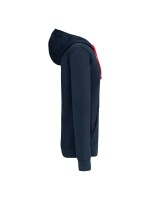 Casaco sweatshirt com capuz em contraste - K466