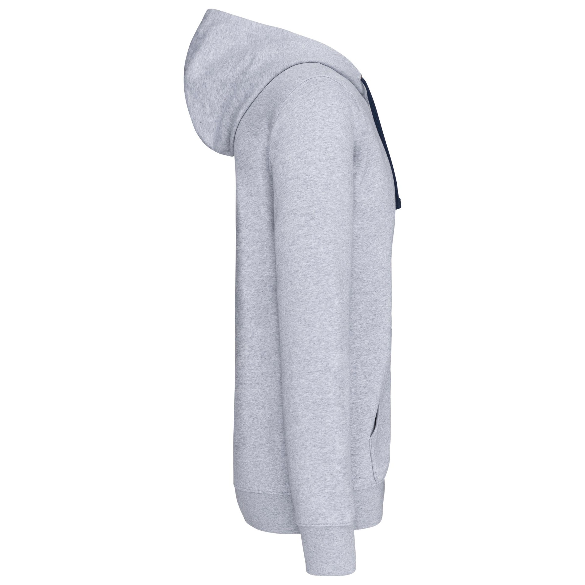 Casaco sweatshirt com capuz em contraste - K466