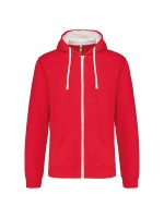 Casaco sweatshirt com capuz em contraste - K466
