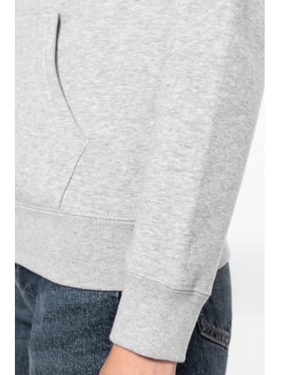 Casaco sweatshirt com capuz em contraste senhora - K467
