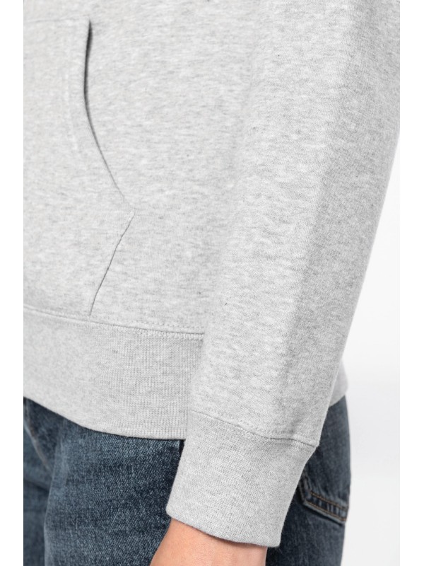 Casaco sweatshirt com capuz em contraste senhora - K467