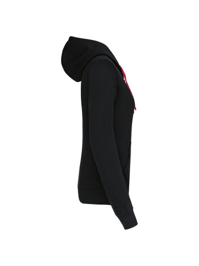 Casaco sweatshirt com capuz em contraste senhora - K467 Casaco sweatshirt com capuz em contraste senhora - K467