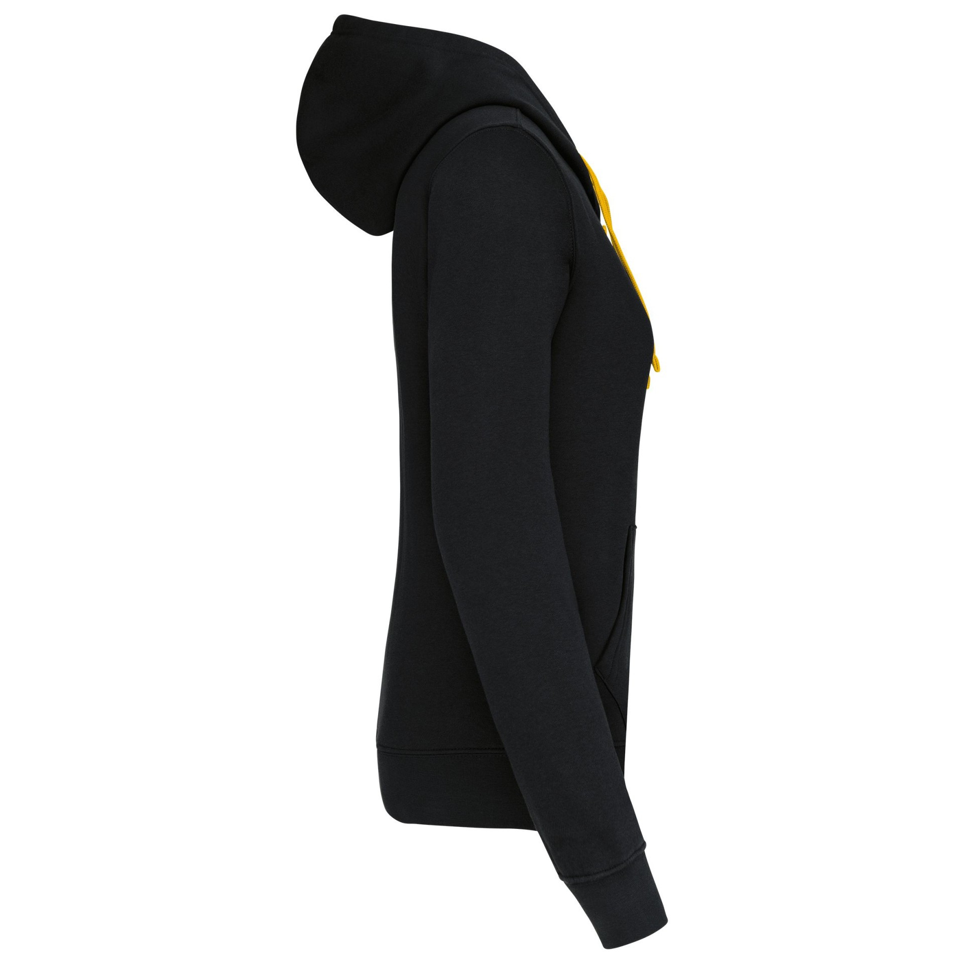 Casaco sweatshirt com capuz em contraste senhora - K467