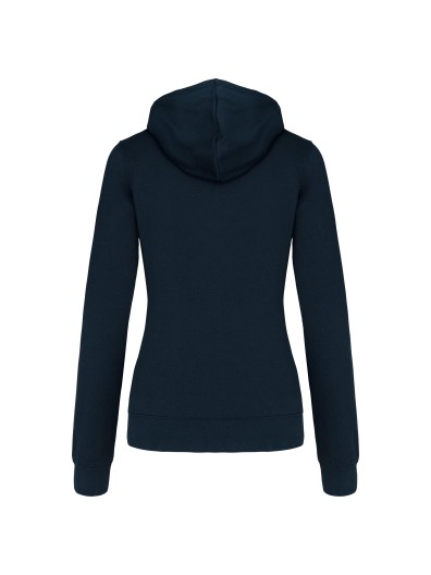 Casaco sweatshirt com capuz em contraste senhora - K467 Casaco sweatshirt com capuz em contraste senhora - K467