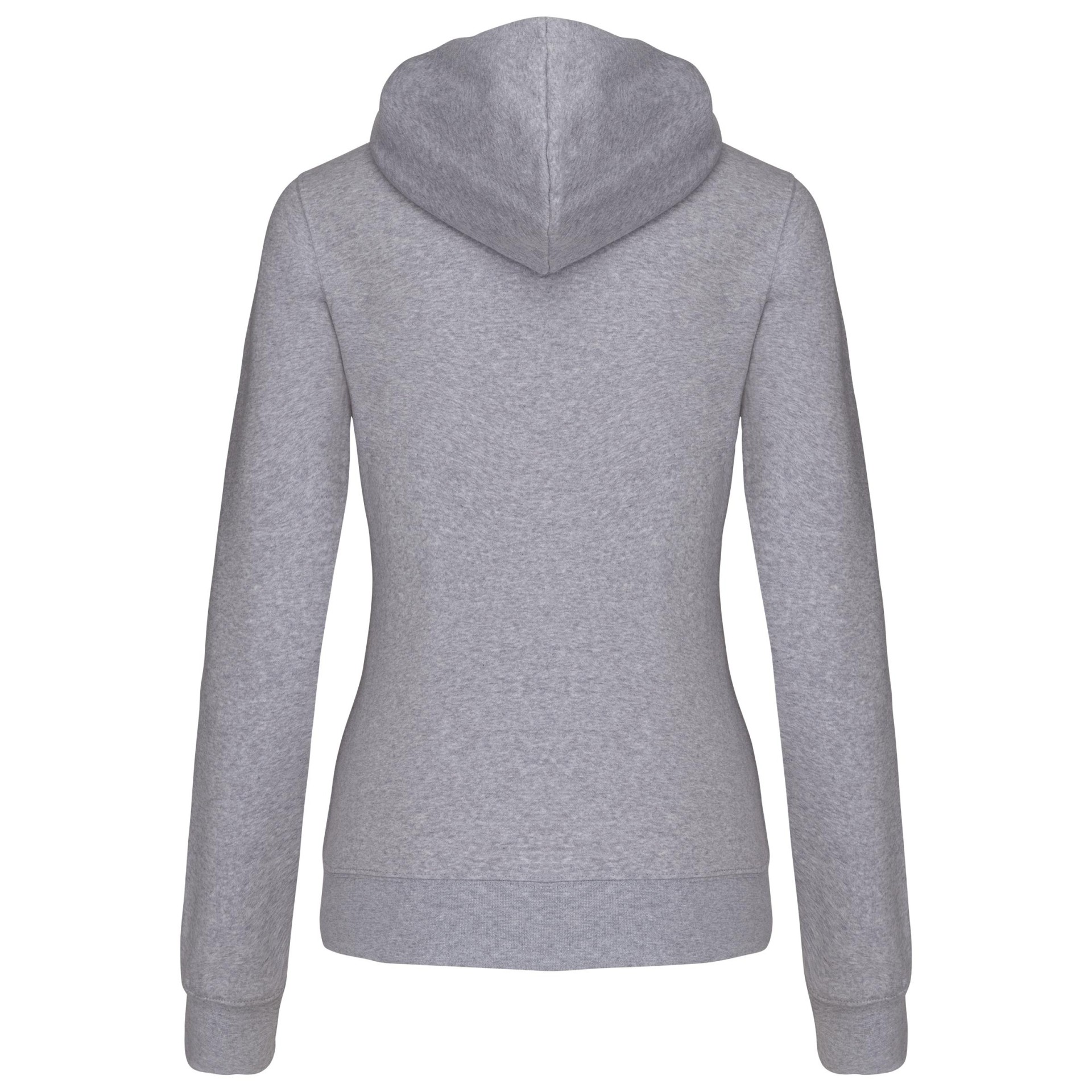 Casaco sweatshirt com capuz em contraste senhora - K467