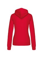 Casaco sweatshirt com capuz em contraste senhora - K467