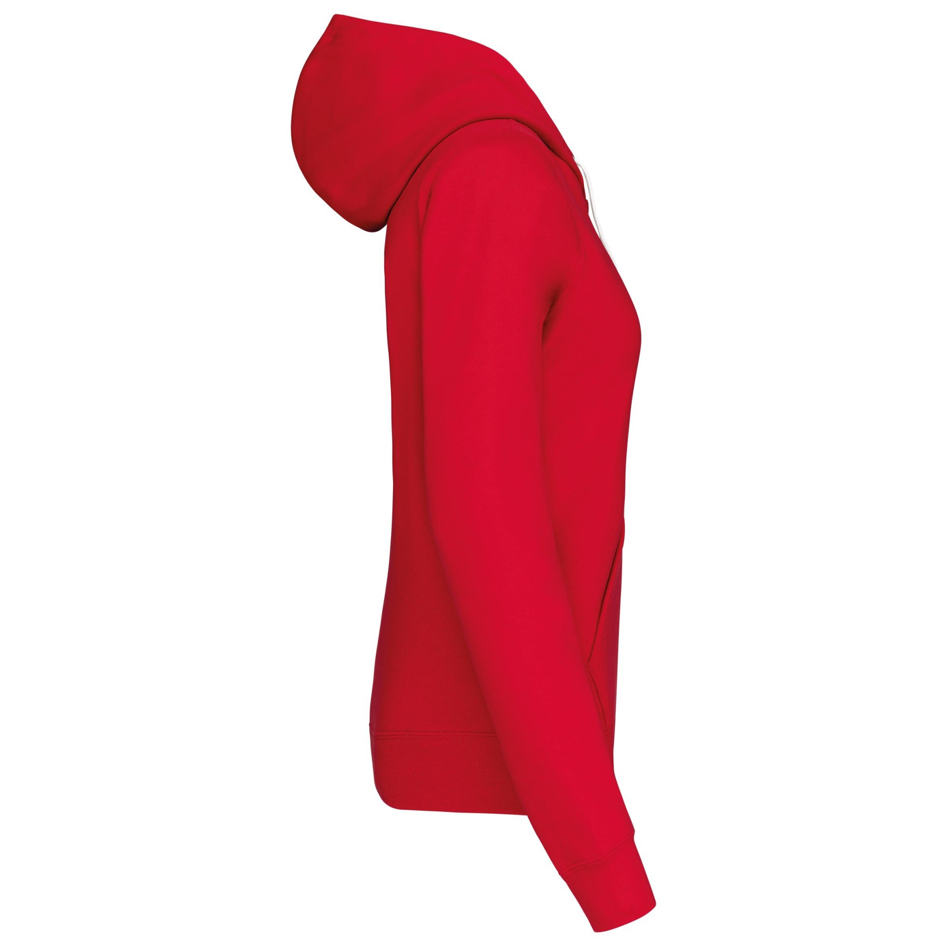 Casaco sweatshirt com capuz em contraste senhora - K467