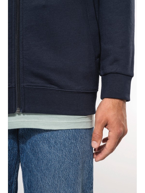 Casaco cardado com fecho - K472