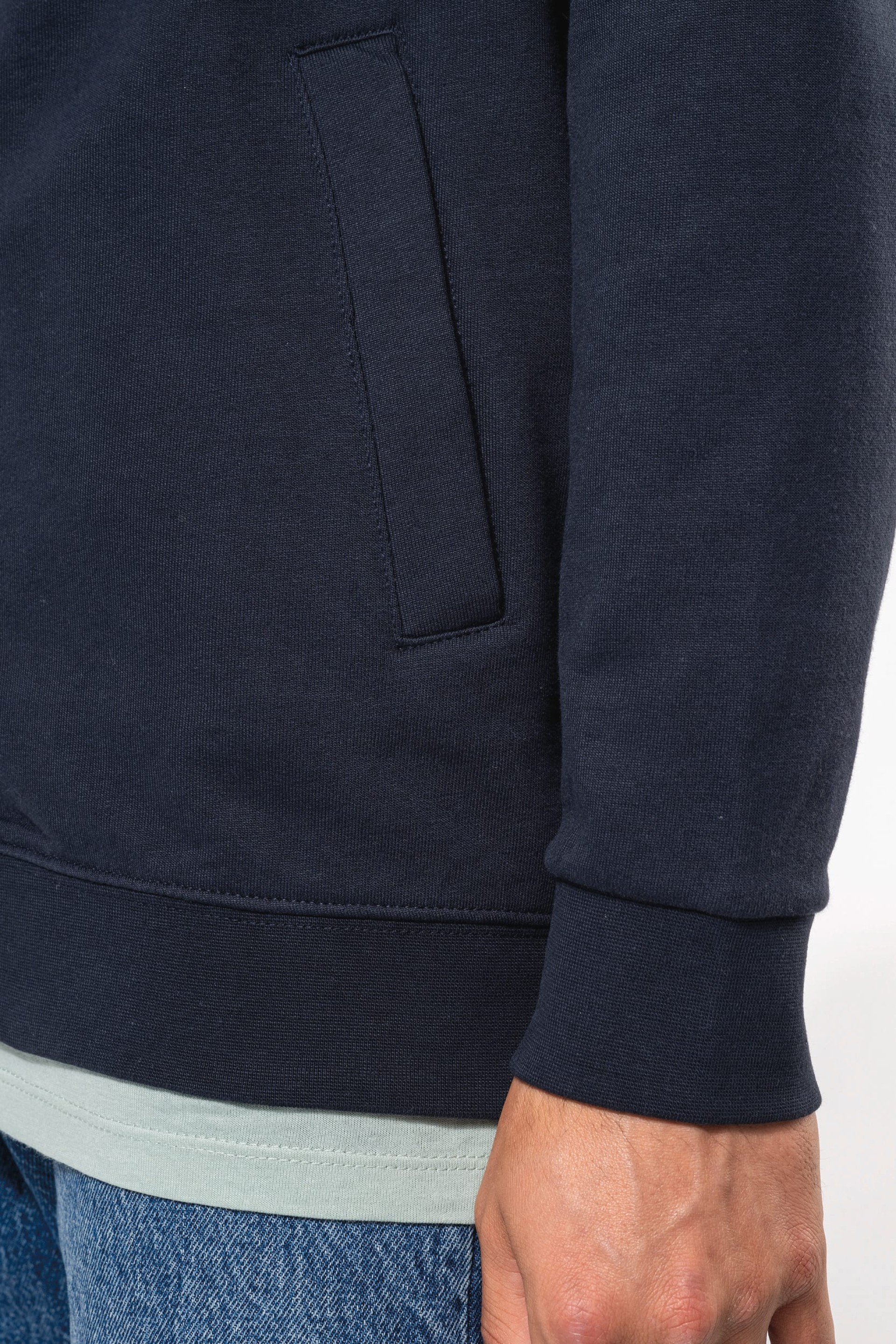 Casaco cardado com fecho - K472