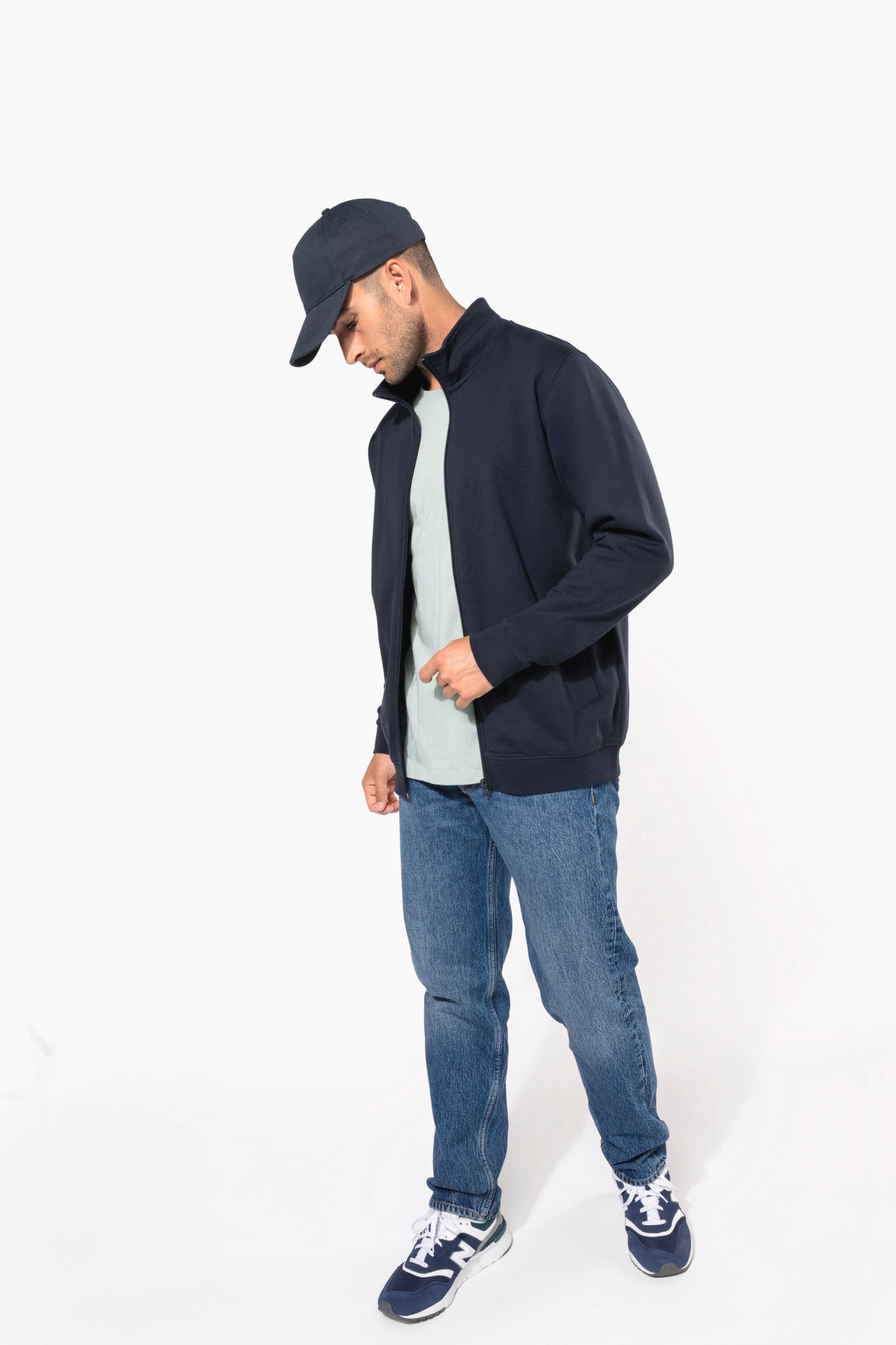 Casaco cardado com fecho - K472