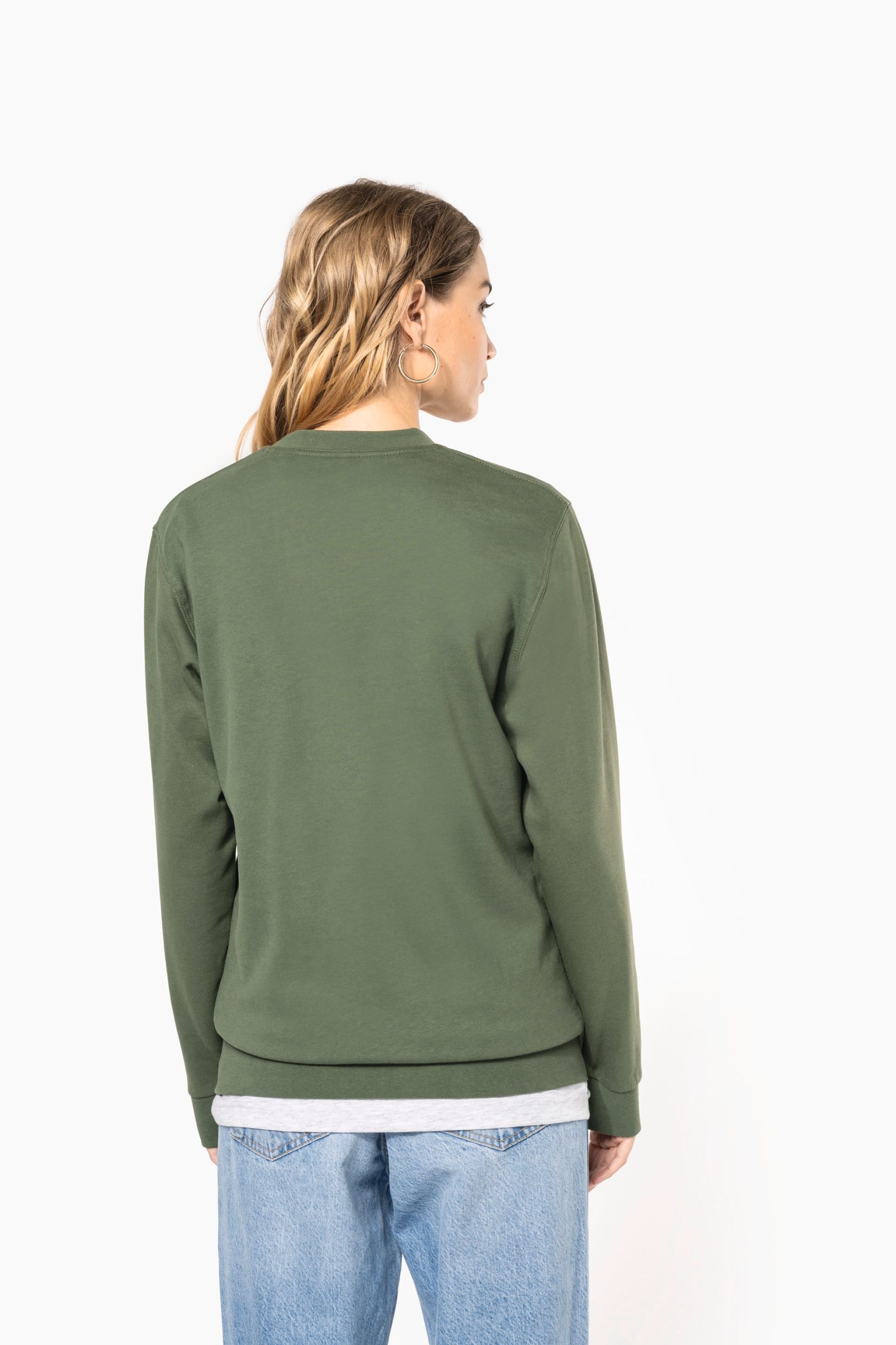 Sweatshirt com decote redondo - K474
